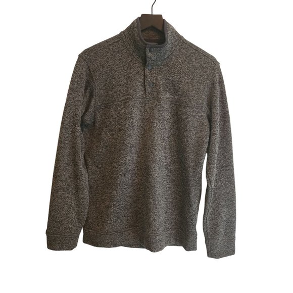 Eddie Bauer Other - Eddie Bauer Fleece Mock Neck snap pull over Mens size Medium